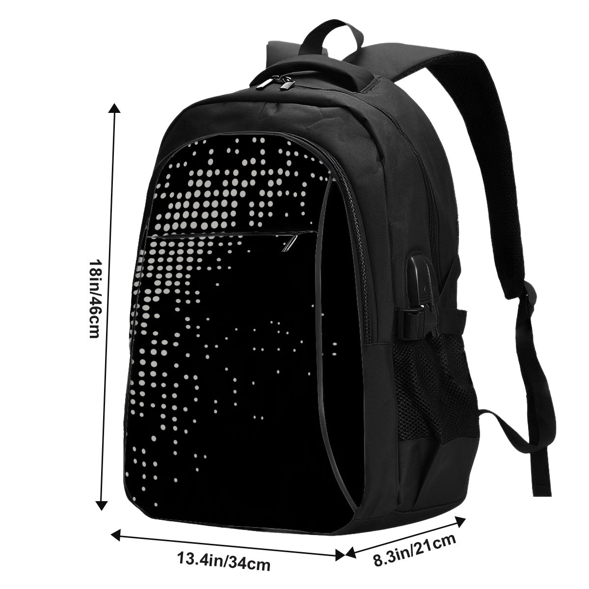 Amor di Stelle® Laptop-Rucksack mit USB-Ladeanschluss & Anti-Diebstahl-Fach