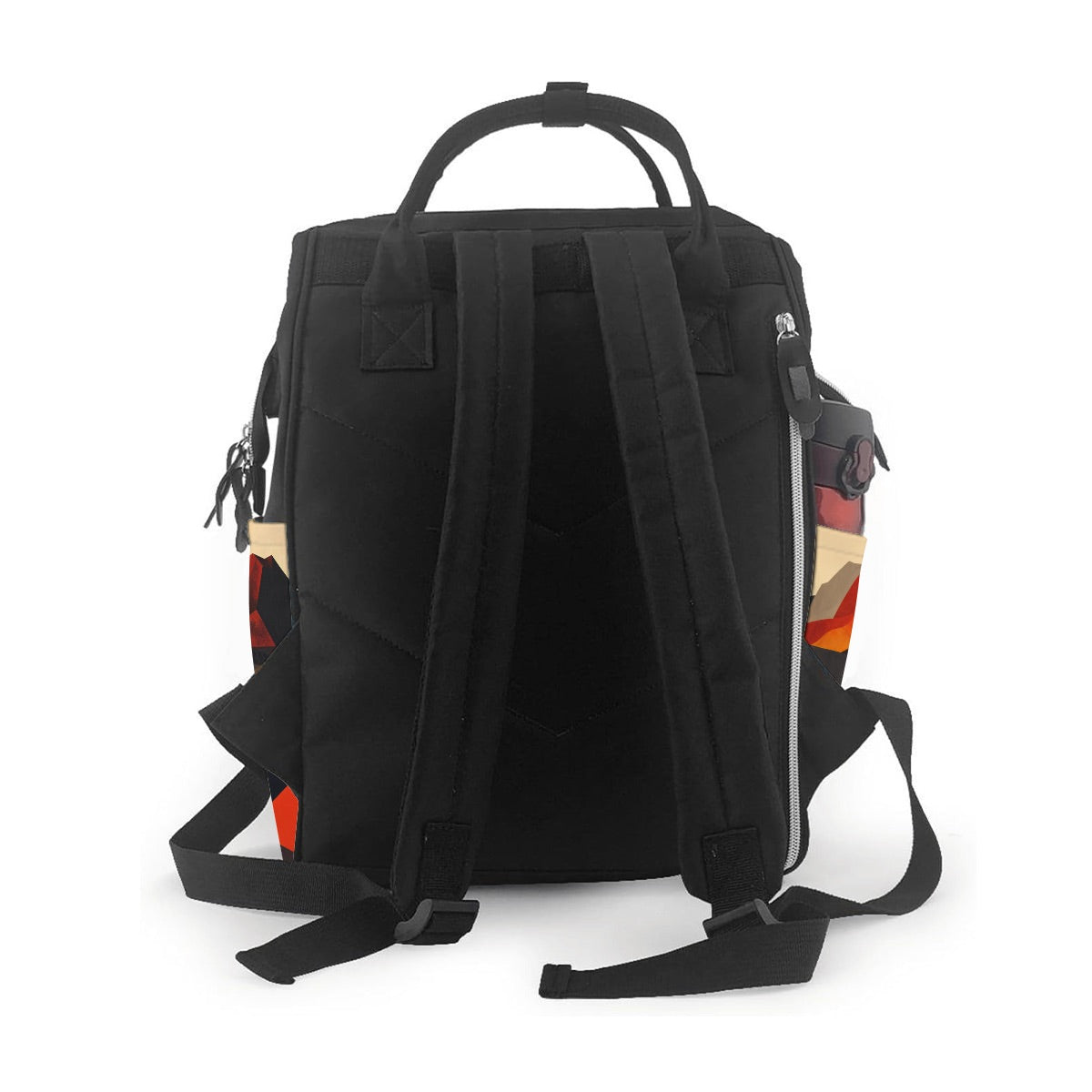 Amor di Stelle® AVENTURA – Stylischer Designer-Wickelrucksack mit Kunstmotiv