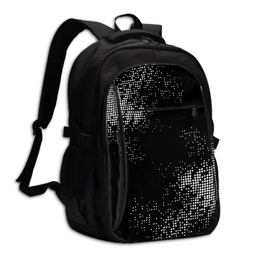 Amor di Stelle® Laptop-Rucksack mit USB-Ladeanschluss & Anti-Diebstahl-Fach