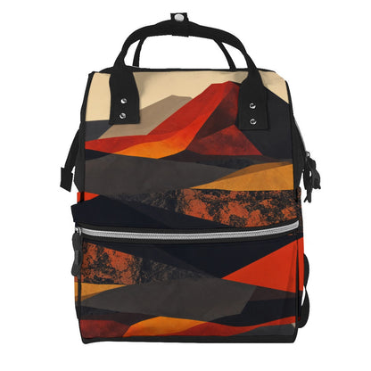 Amor di Stelle® AVENTURA – Stylischer Designer-Wickelrucksack mit Kunstmotiv