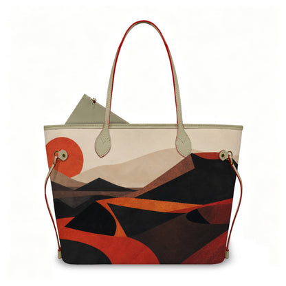 Amor di Stelle® GRANDE AMORE – Exklusive Leder Handtasche mit Pouch ⁠