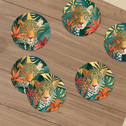 Amor di Stelle® Terra 6er Set Keramik-Untersetzer mit Metallständer