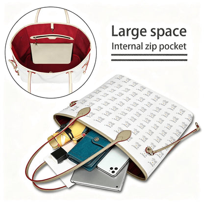 Amor di Stelle® GRANDE AMORE – Exklusive Leder Handtasche mit Pouch ⁠