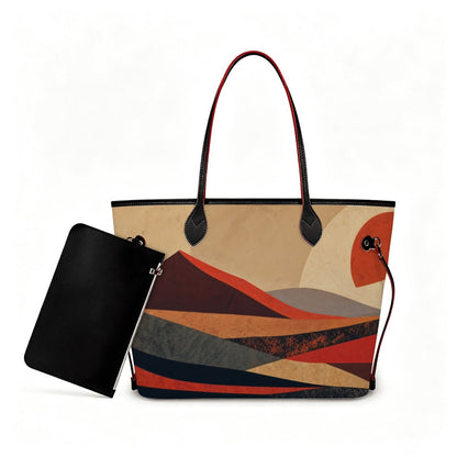 Amor di Stelle® GRANDE AMORE – Exklusive Leder Handtasche mit Pouch ⁠