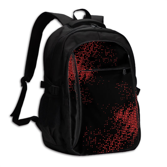 Amor di Stelle® Laptop-Rucksack mit USB-Ladeanschluss & Anti-Diebstahl-Fach