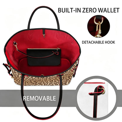 Amor di Stelle® GRANDE AMORE – Exklusive Leder Handtasche mit Pouch ⁠