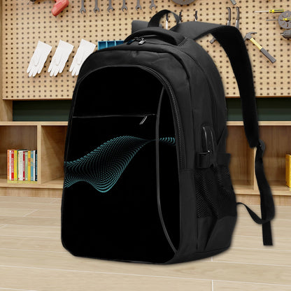 Amor di Stelle® Laptop-Rucksack mit USB-Ladeanschluss & Anti-Diebstahl-Fach