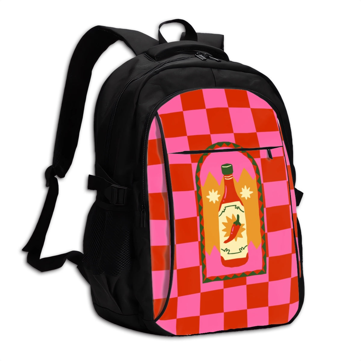 Amor di Stelle® Laptop-Rucksack mit USB-Ladeanschluss & Anti-Diebstahl-Fach