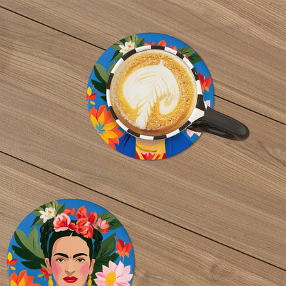 Amor di Stelle® Terra 6er Set Keramik-Untersetzer mit Metallständer