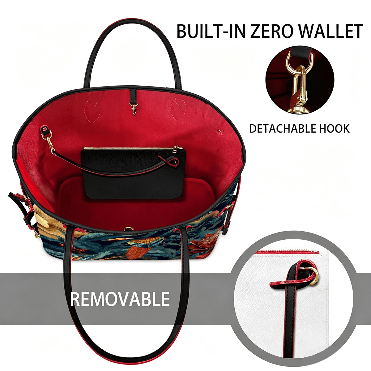 Amor di Stelle® GRANDE AMORE – Exklusive Leder Handtasche mit Pouch ⁠