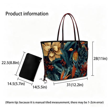 Amor di Stelle® GRANDE AMORE – Exklusive Leder Handtasche mit Pouch ⁠