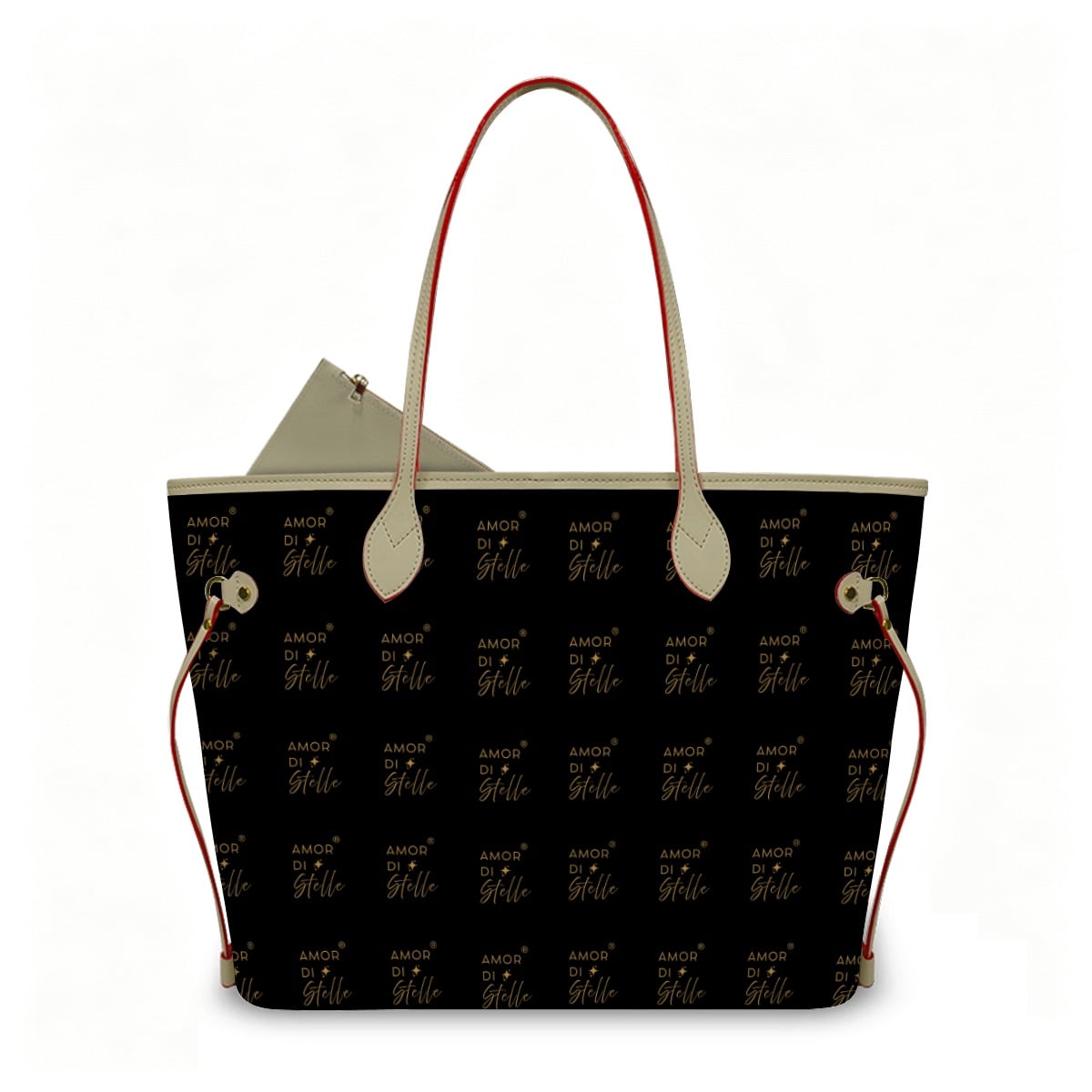 Amor di Stelle® GRANDE AMORE – Exklusive Leder Handtasche mit Pouch ⁠
