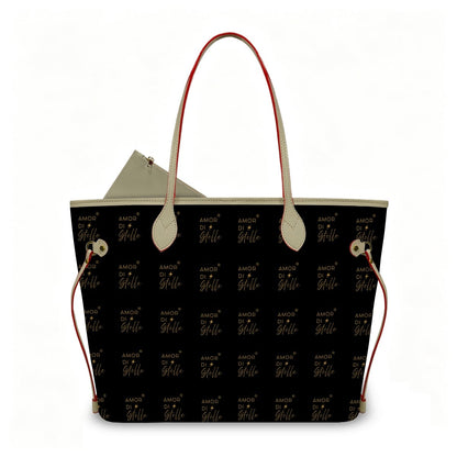Amor di Stelle® GRANDE AMORE – Exklusive Leder Handtasche mit Pouch ⁠