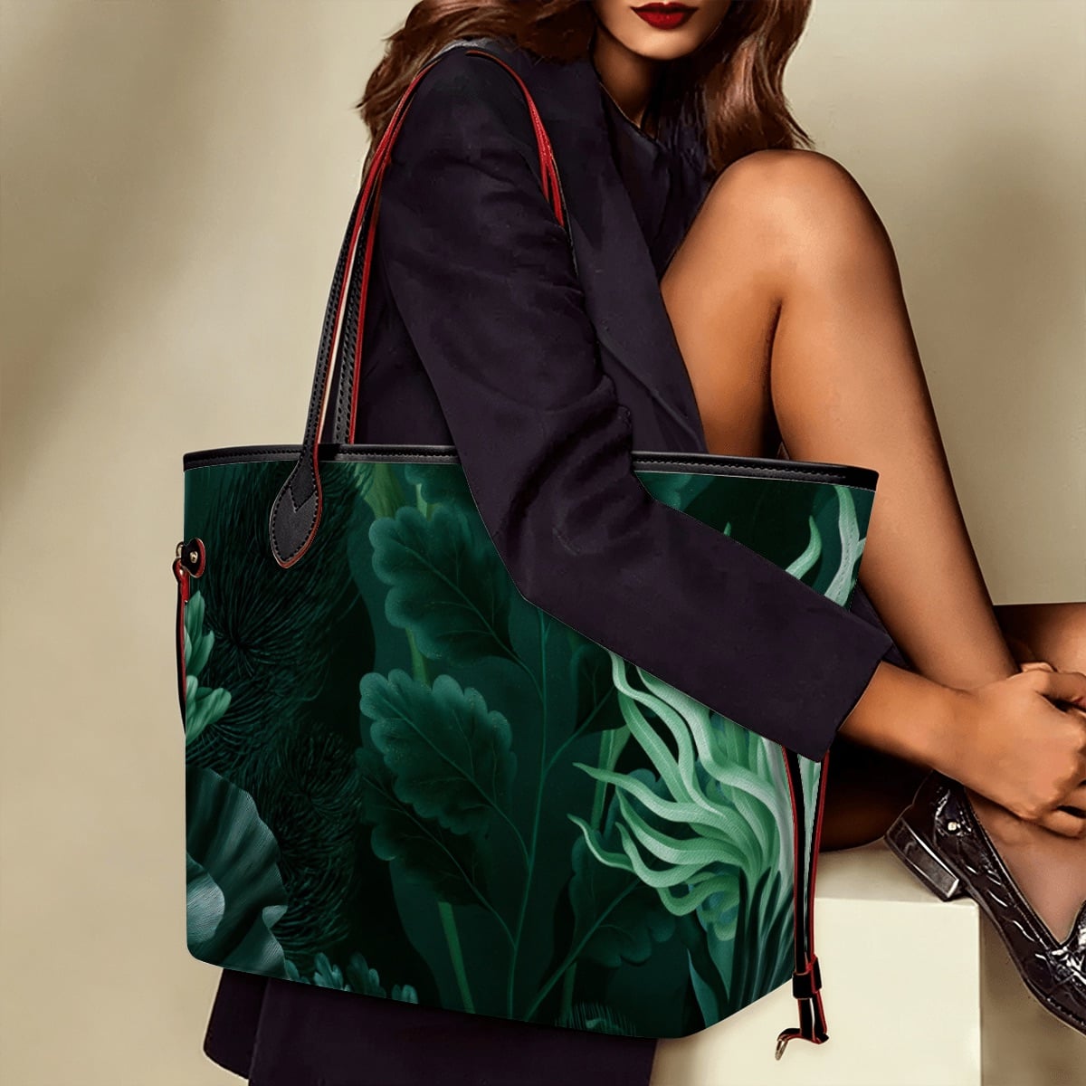 Amor di Stelle® GRANDE AMORE – Exklusive Leder Handtasche mit Pouch ⁠