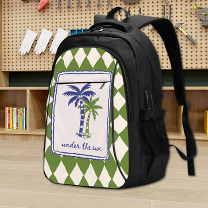 Amor di Stelle® Laptop-Rucksack mit USB-Ladeanschluss & Anti-Diebstahl-Fach