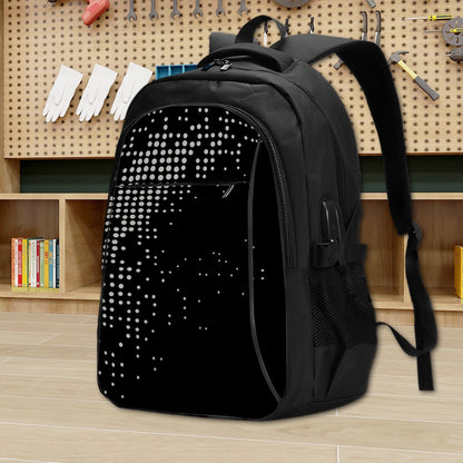 Amor di Stelle® Laptop-Rucksack mit USB-Ladeanschluss & Anti-Diebstahl-Fach