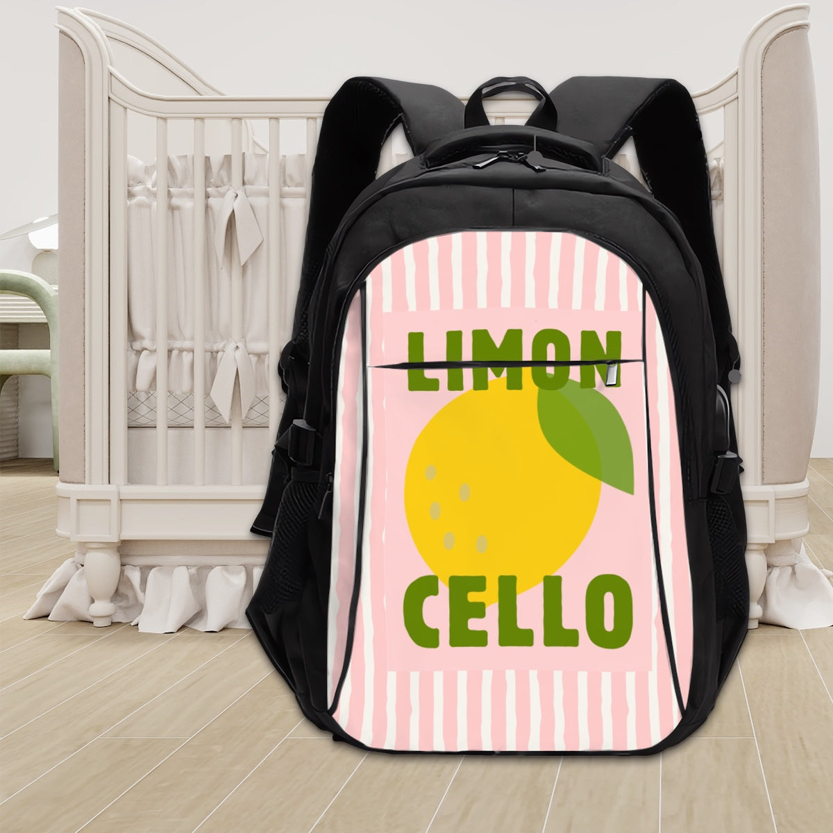 Amor di Stelle® Laptop-Rucksack mit USB-Ladeanschluss & Anti-Diebstahl-Fach