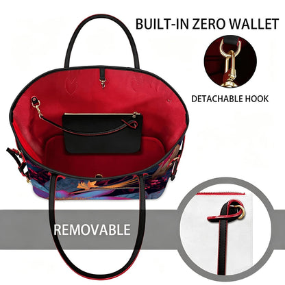 Amor di Stelle® GRANDE AMORE – Exklusive Leder Handtasche mit Pouch ⁠