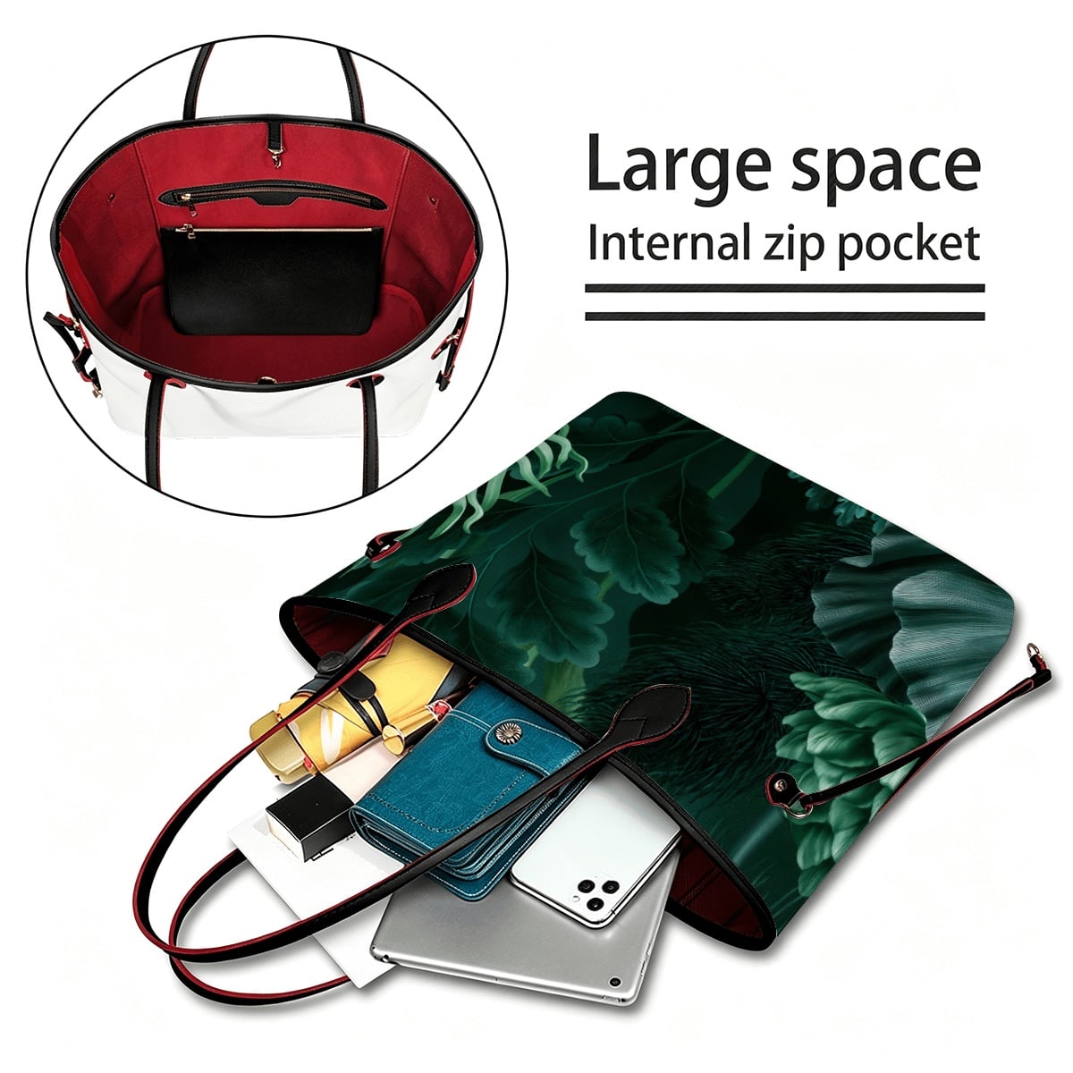 Amor di Stelle® GRANDE AMORE – Exklusive Leder Handtasche mit Pouch ⁠