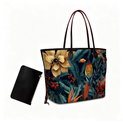 Amor di Stelle® GRANDE AMORE – Exklusive Leder Handtasche mit Pouch ⁠
