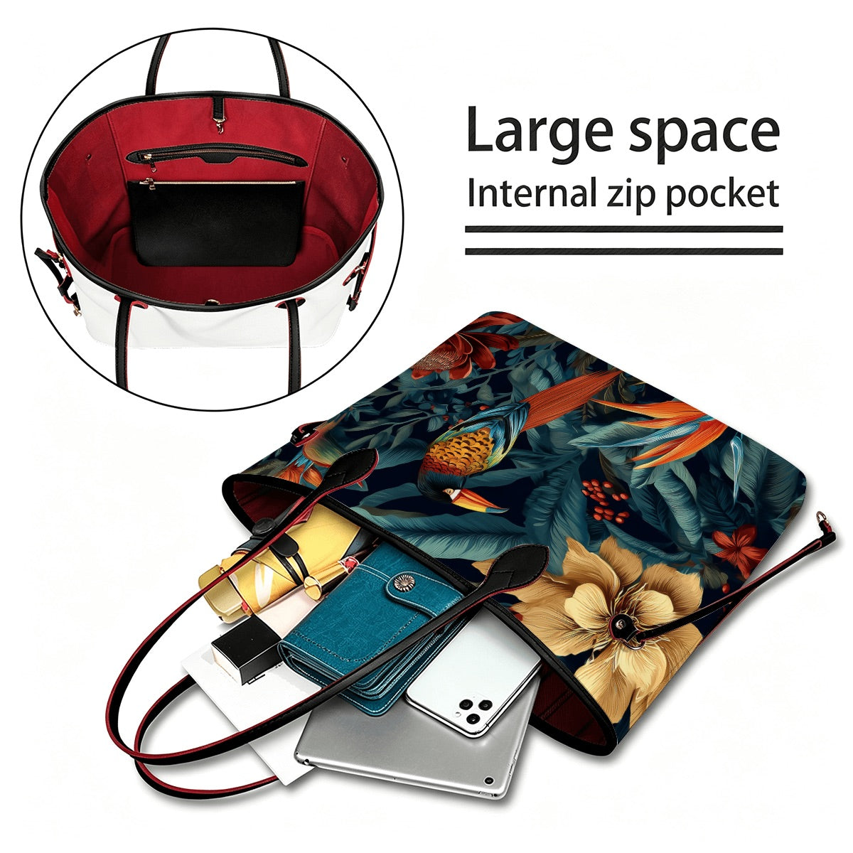Amor di Stelle® GRANDE AMORE – Exklusive Leder Handtasche mit Pouch ⁠