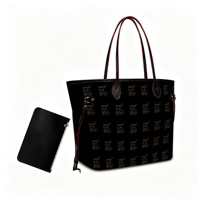 Amor di Stelle® GRANDE AMORE – Exklusive Leder Handtasche mit Pouch ⁠