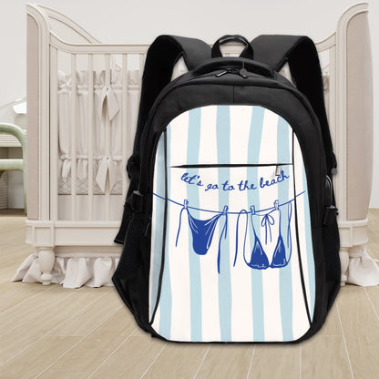 Amor di Stelle® Laptop-Rucksack mit USB-Ladeanschluss & Anti-Diebstahl-Fach