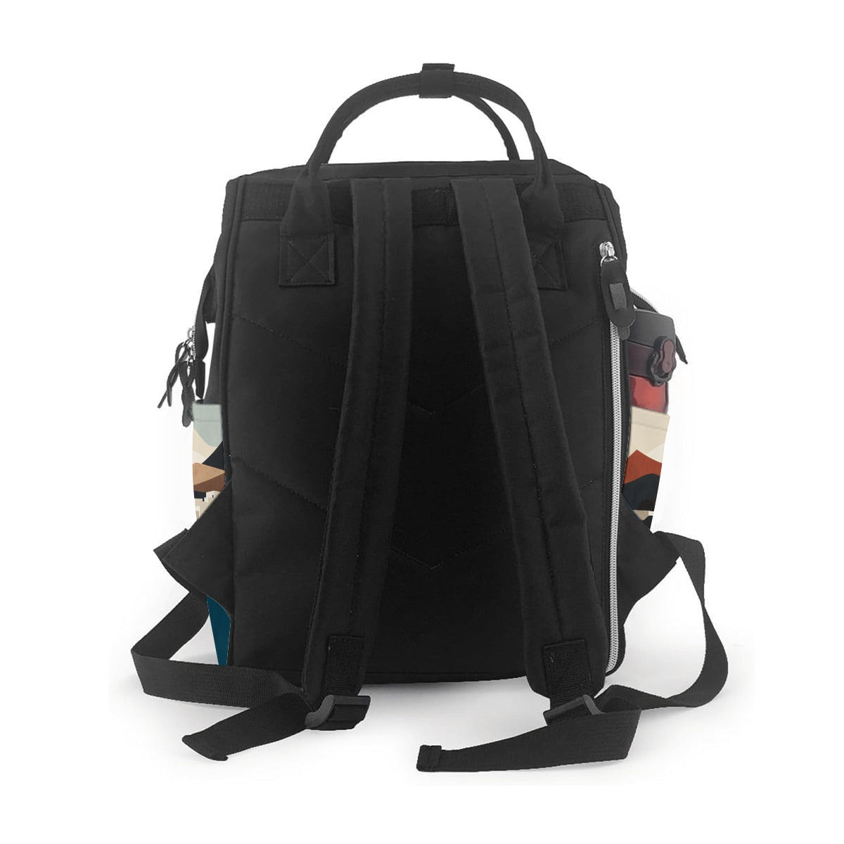 Amor di Stelle® AVENTURA – Stylischer Designer-Wickelrucksack mit Kunstmotiv