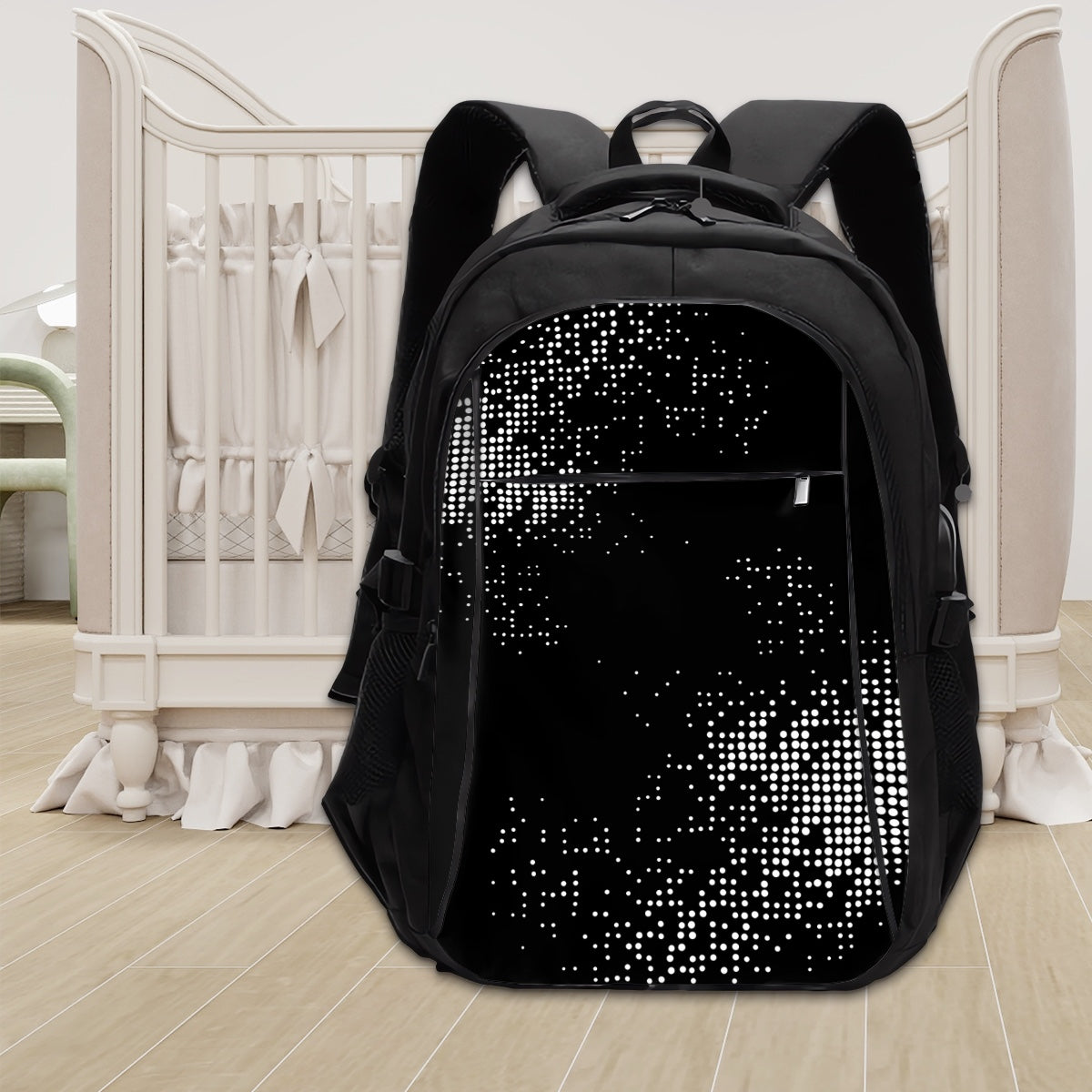 Amor di Stelle® Laptop-Rucksack mit USB-Ladeanschluss & Anti-Diebstahl-Fach