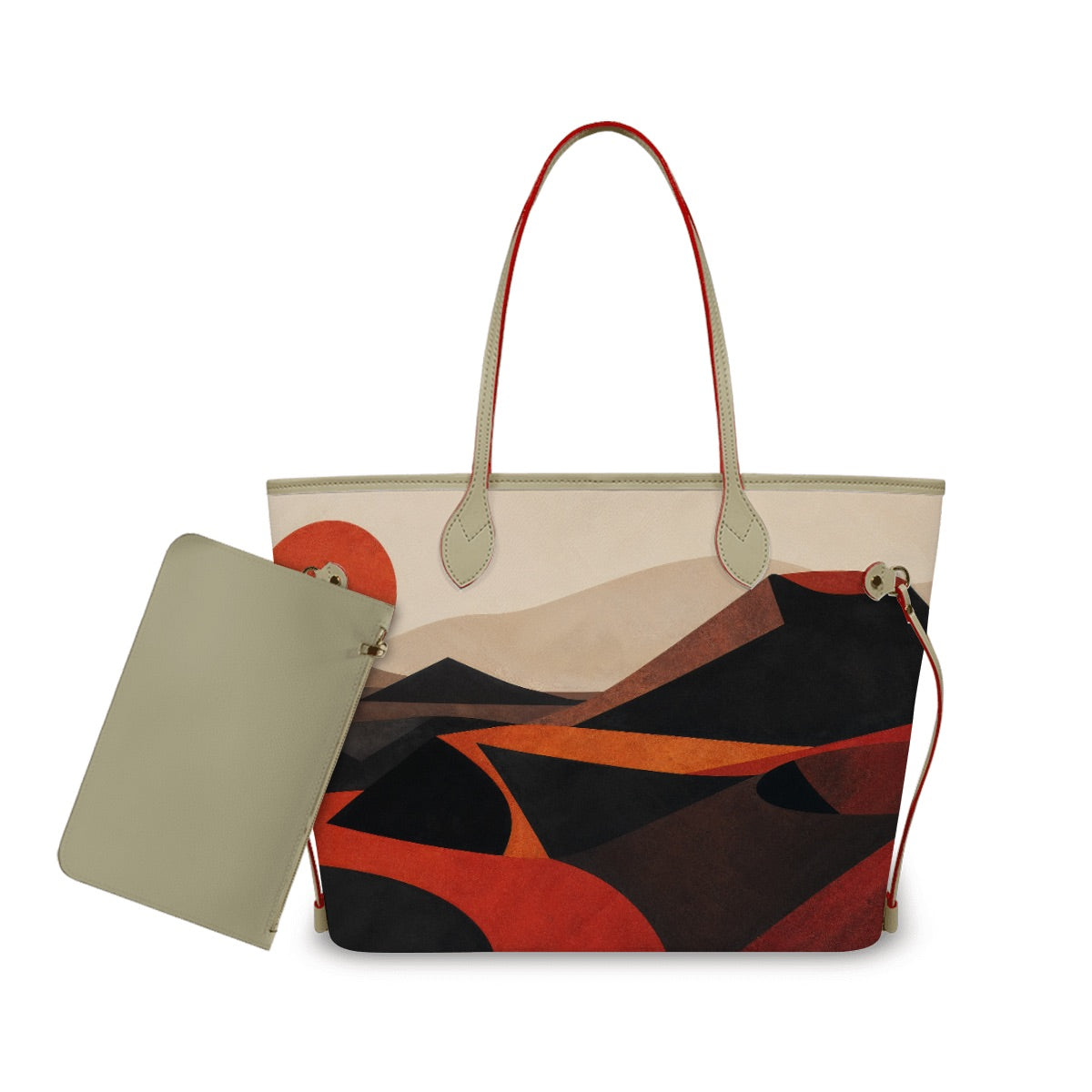 Amor di Stelle® GRANDE AMORE – Exklusive Leder Handtasche mit Pouch ⁠