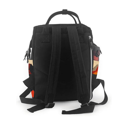 Amor di Stelle® AVENTURA – Stylischer Designer-Wickelrucksack mit Kunstmotiv