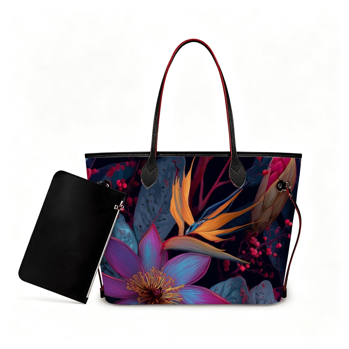 Amor di Stelle® GRANDE AMORE – Exklusive Leder Handtasche mit Pouch ⁠