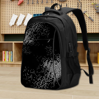 Amor di Stelle® Laptop-Rucksack mit USB-Ladeanschluss & Anti-Diebstahl-Fach
