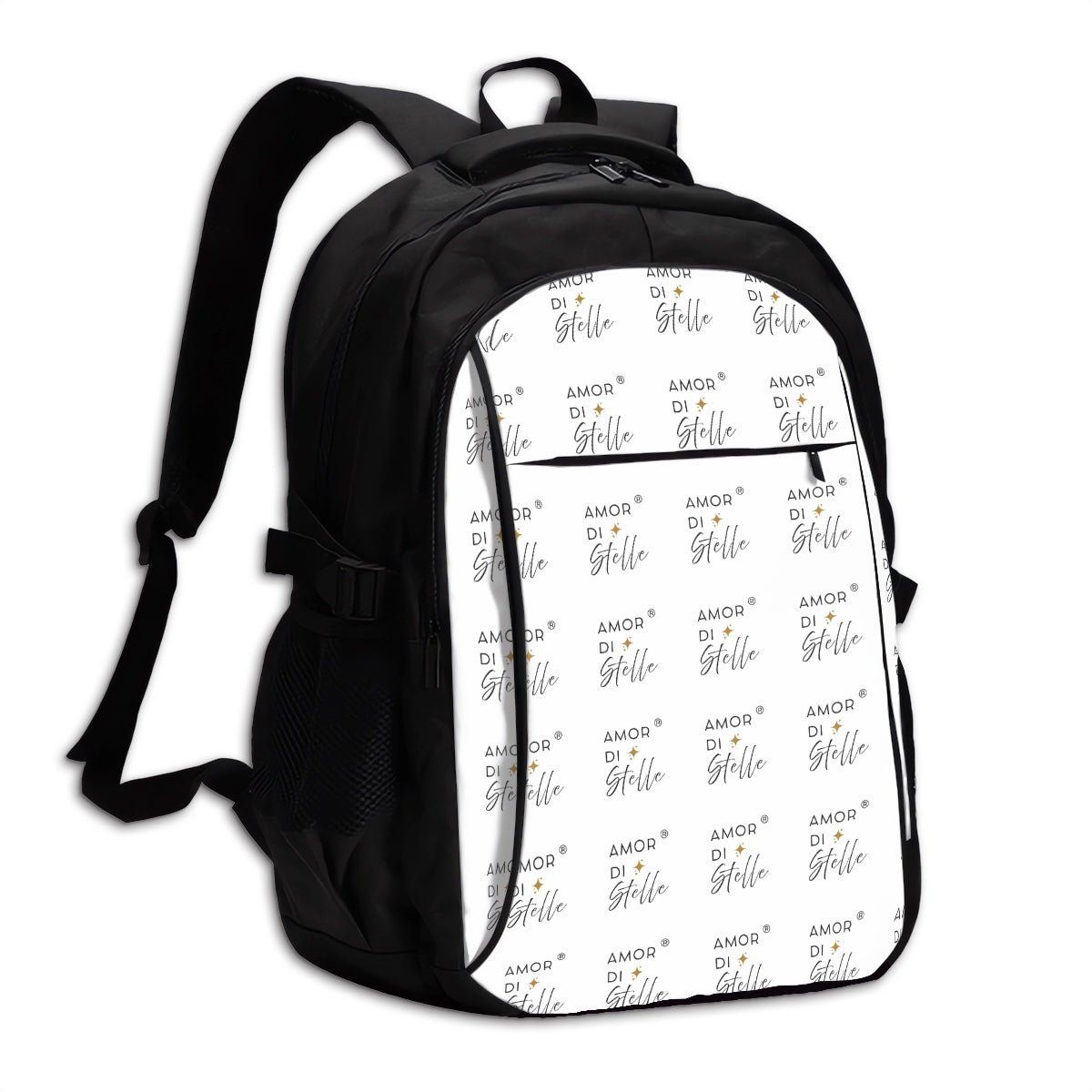 Amor di Stelle® Laptop-Rucksack mit USB-Ladeanschluss & Anti-Diebstahl-Fach