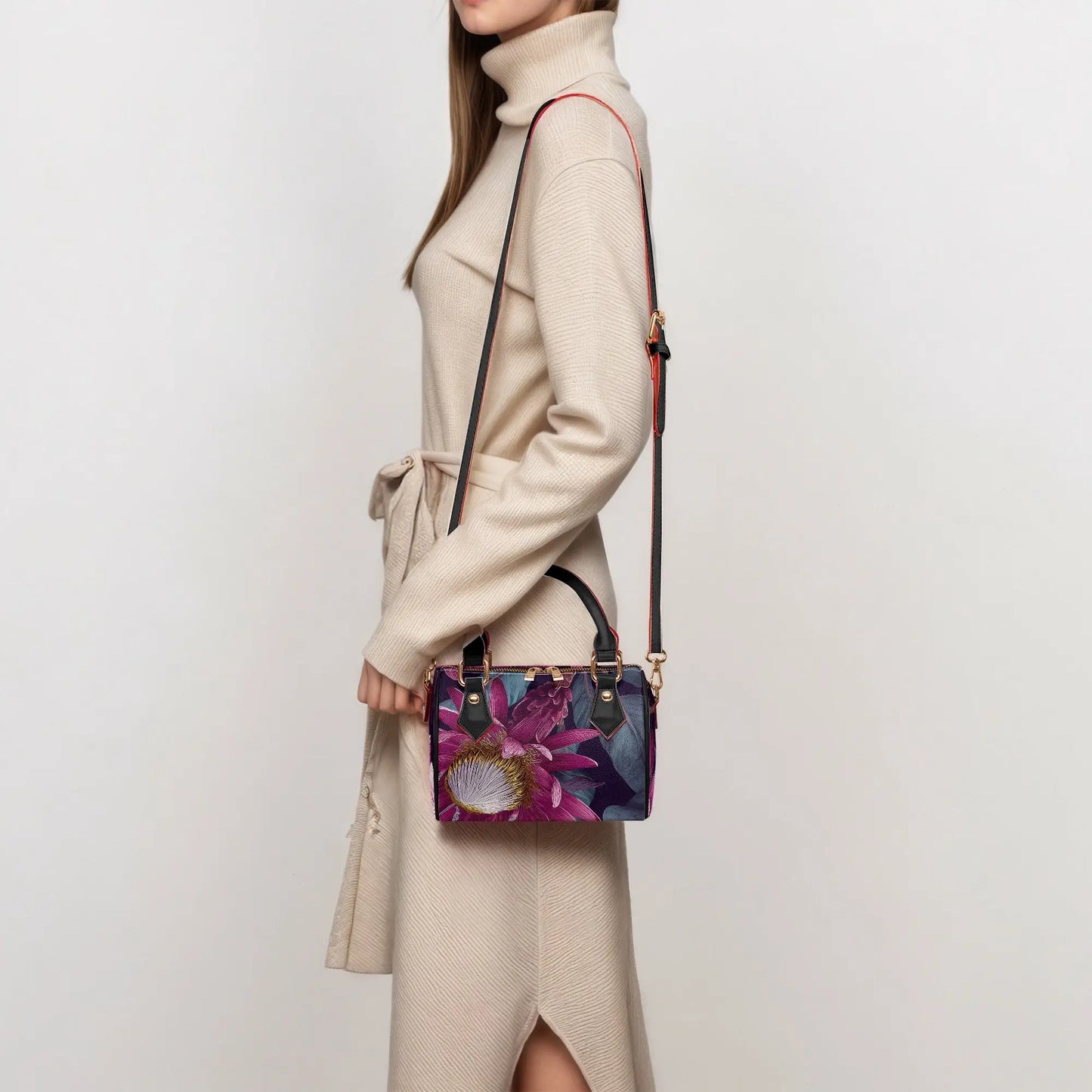 Amor di Stelle CELESTE – Elegante Leder Umhängetasche | Schweizer Design - Black - Handbags Jetzt einkaufen