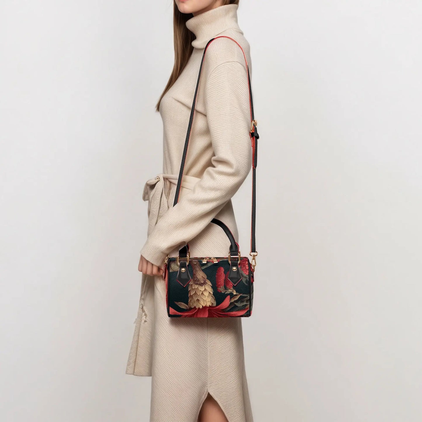 Amor di Stelle CELESTE – Elegante Leder Umhängetasche | Schweizer Design - Black - Handbags Jetzt einkaufen