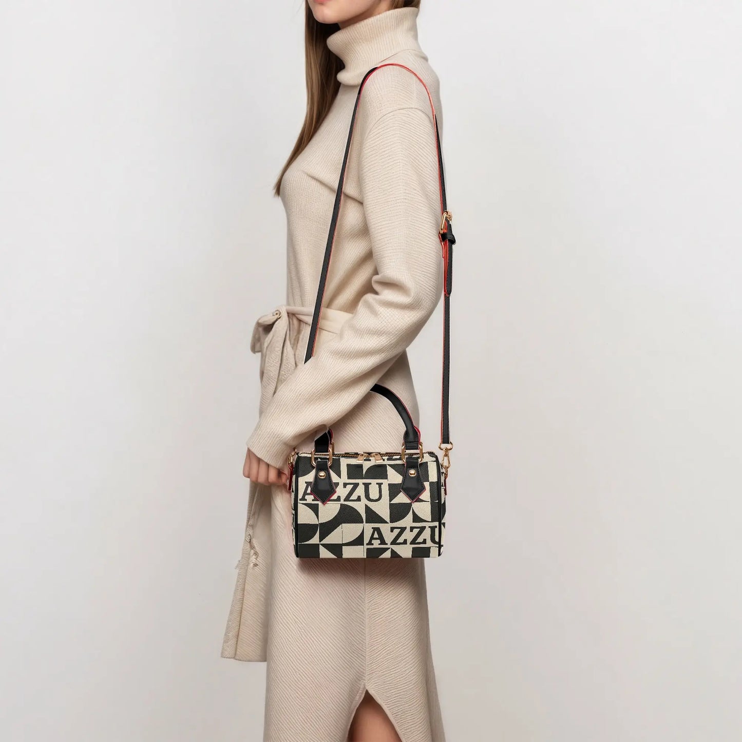 Amor di Stelle CELESTE – Elegante Leder Umhängetasche | Schweizer Design - Black - Handbags Jetzt einkaufen