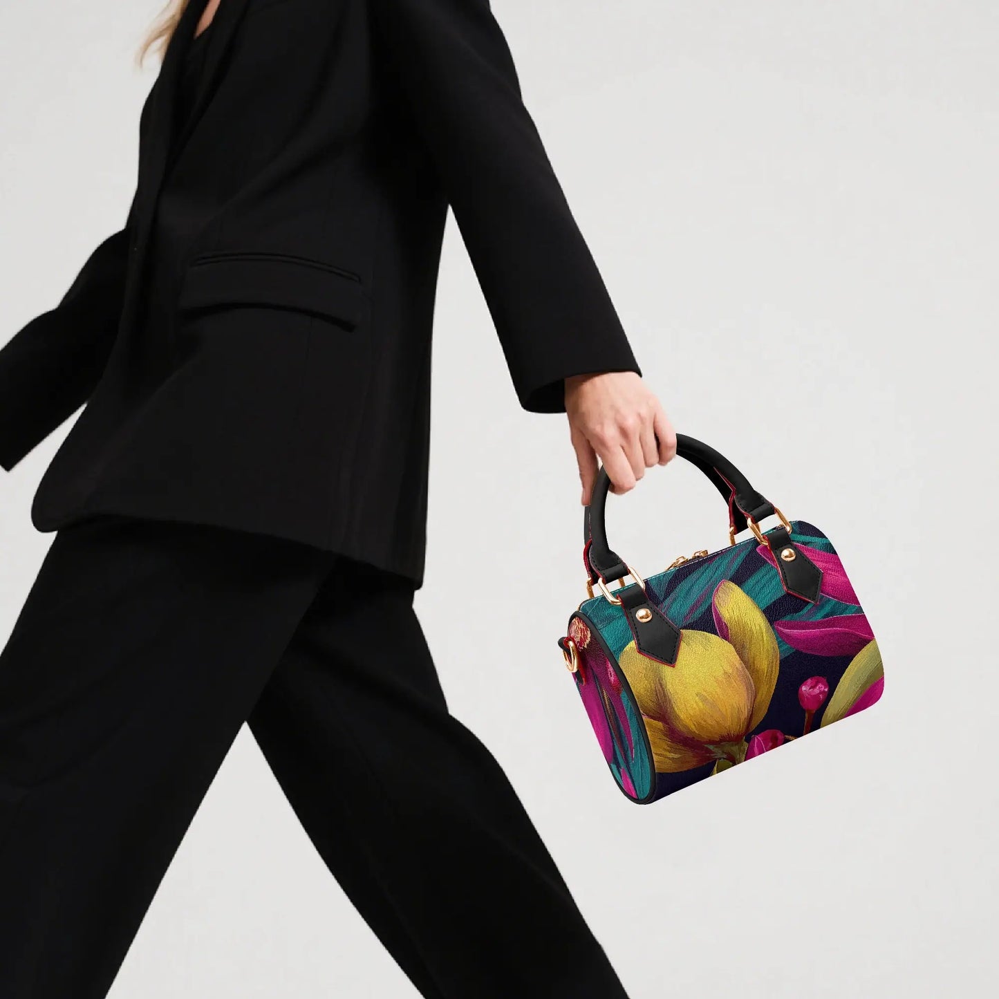 Amor di Stelle CELESTE – Elegante Leder Umhängetasche | Schweizer Design - Black - Handbags Jetzt einkaufen