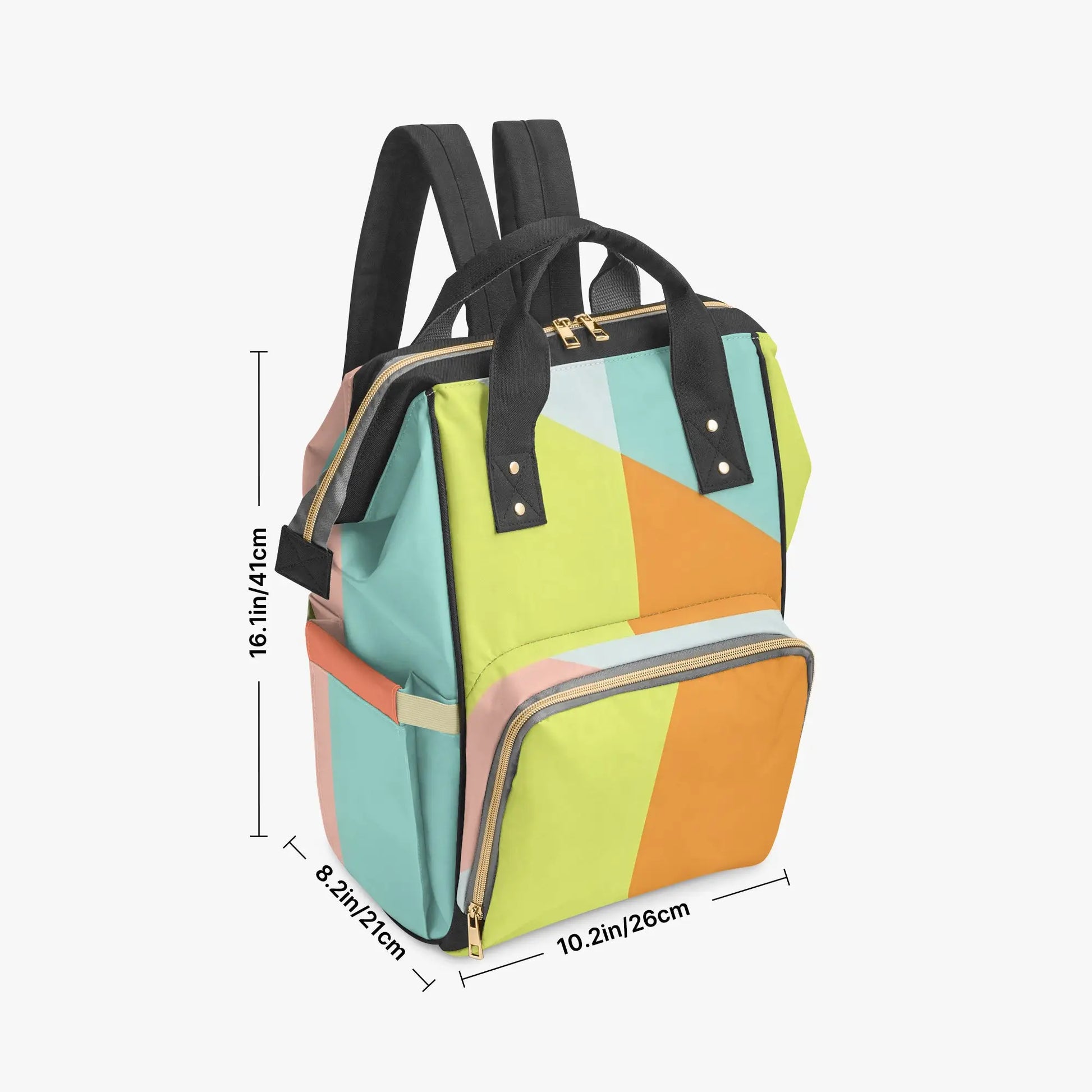 Amor di Stelle® AVENTURA – Stylischer Designer-Wickelrucksack mit Kunstmotiv - Black - Backpacks Jetzt einkaufen