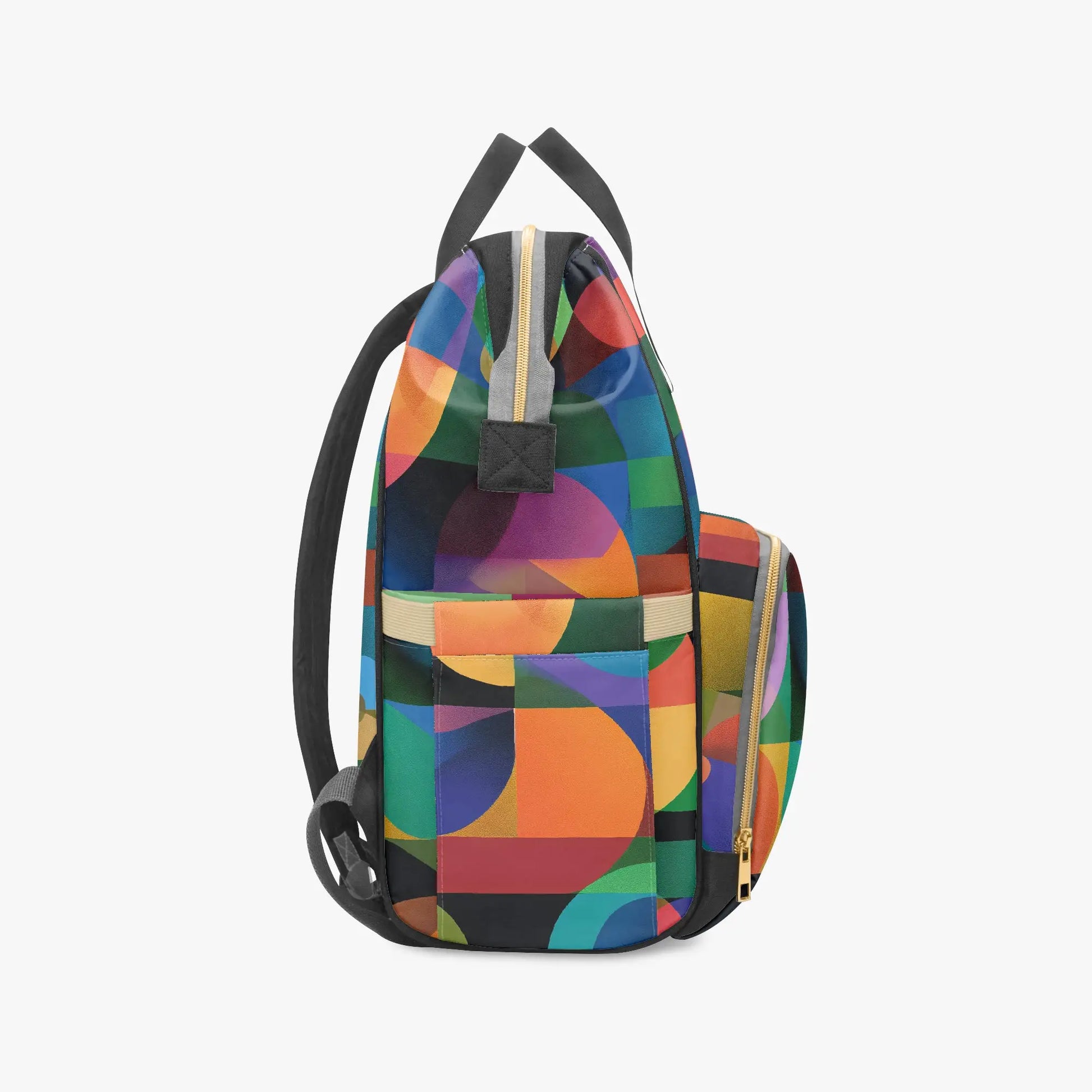 Amor di Stelle® AVENTURA – Stylischer Designer-Wickelrucksack mit Kunstmotiv - Black - Backpacks Jetzt einkaufen