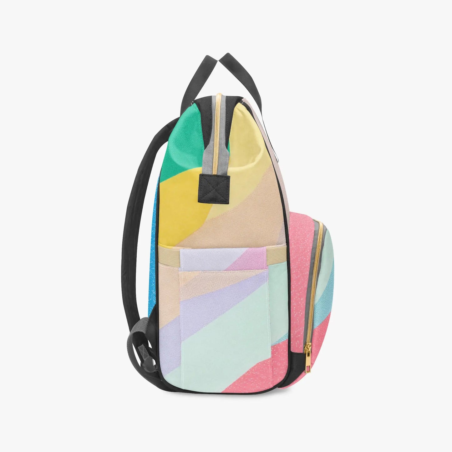 Amor di Stelle® AVENTURA – Stylischer Designer-Wickelrucksack mit Kunstmotiv - Black - Backpacks Jetzt einkaufen