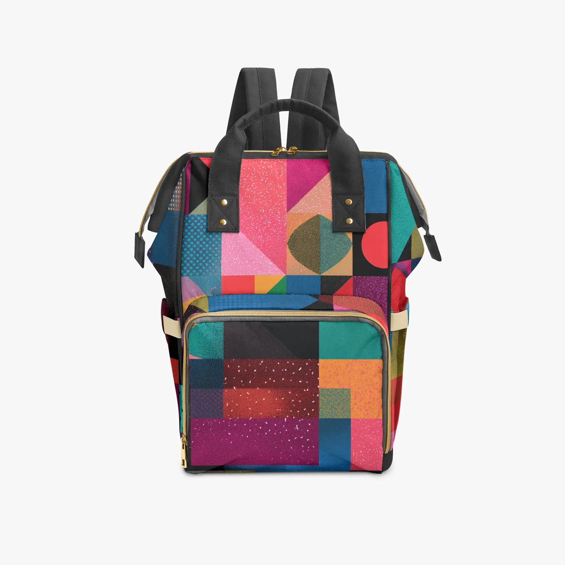 Amor di Stelle® AVENTURA – Stylischer Designer-Wickelrucksack mit Kunstmotiv - Black - Backpacks Jetzt einkaufen