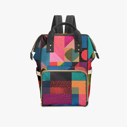 Amor di Stelle® AVENTURA – Stylischer Designer-Wickelrucksack mit Kunstmotiv - Black - Backpacks Jetzt einkaufen