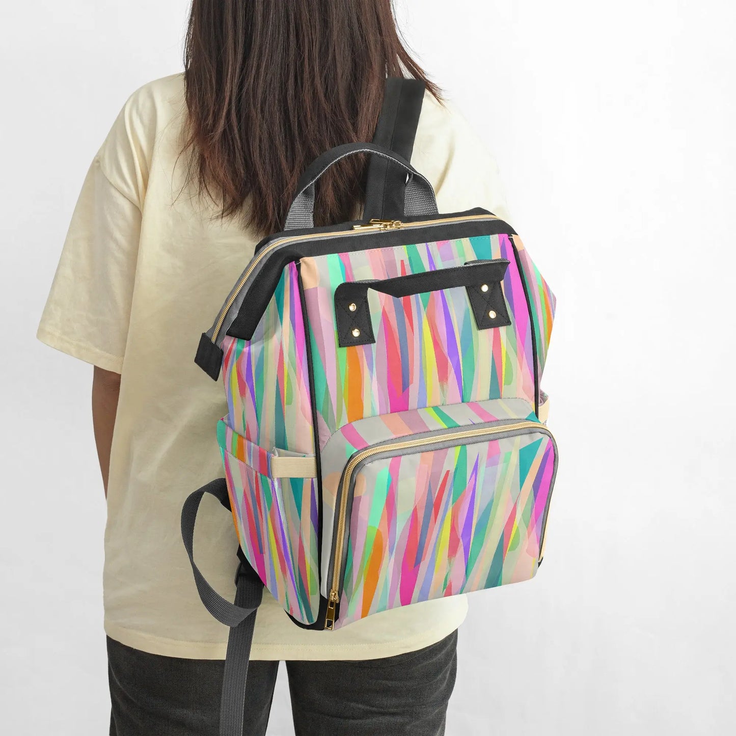 Amor di Stelle® AVENTURA – Stylischer Designer-Wickelrucksack mit Kunstmotiv - Backpacks Jetzt einkaufen