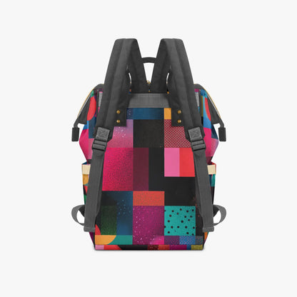 Amor di Stelle® AVENTURA – Stylischer Designer-Wickelrucksack mit Kunstmotiv - Black - Backpacks Jetzt einkaufen