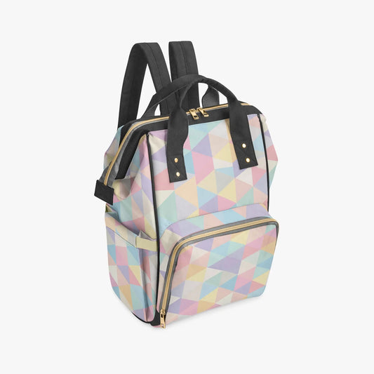 Amor di Stelle® AVENTURA – Stylischer Designer-Wickelrucksack mit Kunstmotiv - Black / Mehrfarbig - Backpacks