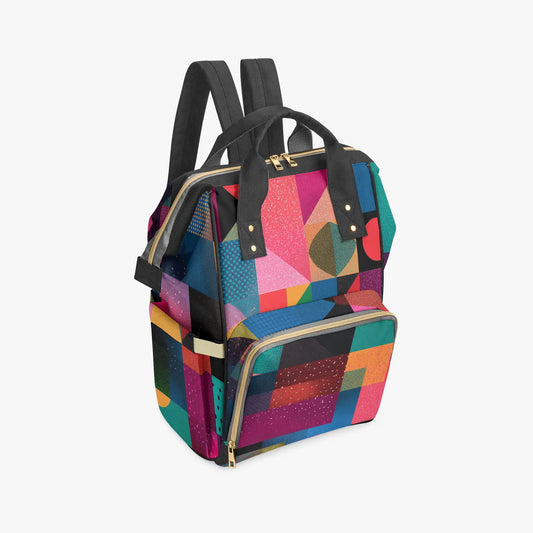 Amor di Stelle® AVENTURA – Stylischer Designer-Wickelrucksack mit Kunstmotiv - Black - Backpacks Jetzt einkaufen