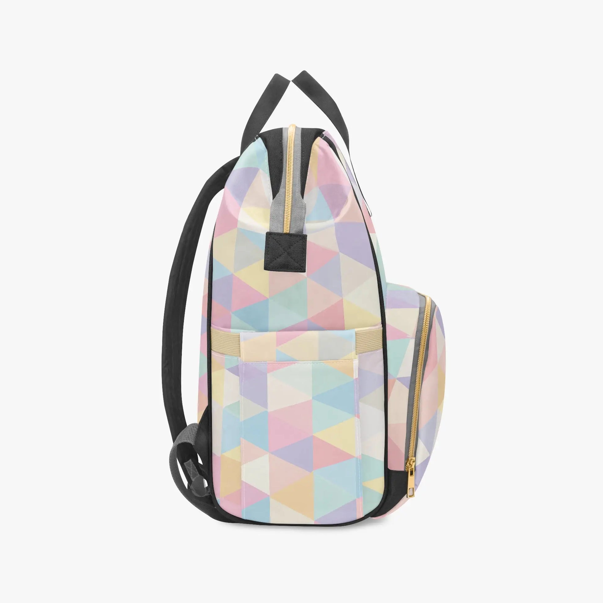 Amor di Stelle® AVENTURA – Stylischer Designer-Wickelrucksack mit Kunstmotiv - Black / Mehrfarbig - Backpacks