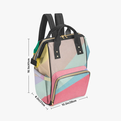 Amor di Stelle® AVENTURA – Stylischer Designer-Wickelrucksack mit Kunstmotiv - Black - Backpacks Jetzt einkaufen