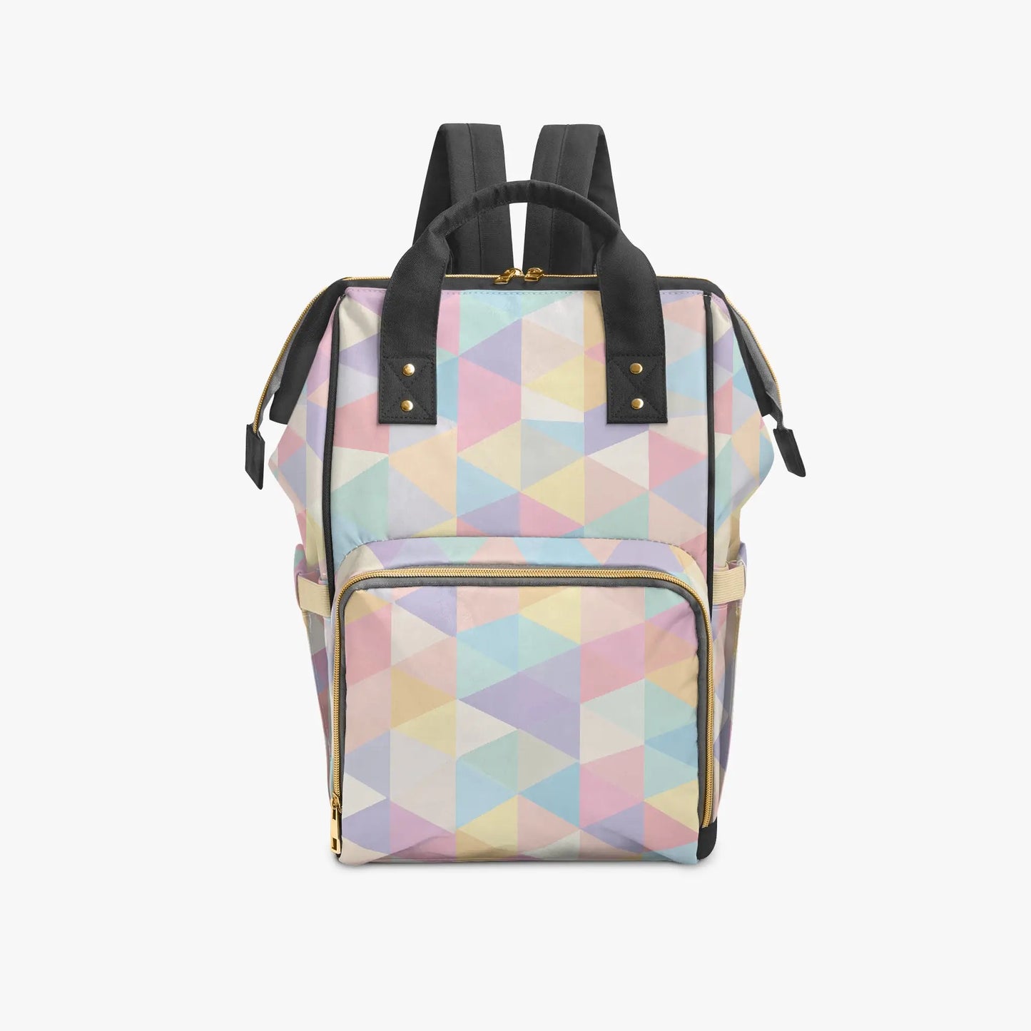 Amor di Stelle® AVENTURA – Stylischer Designer-Wickelrucksack mit Kunstmotiv - Black / Mehrfarbig - Backpacks